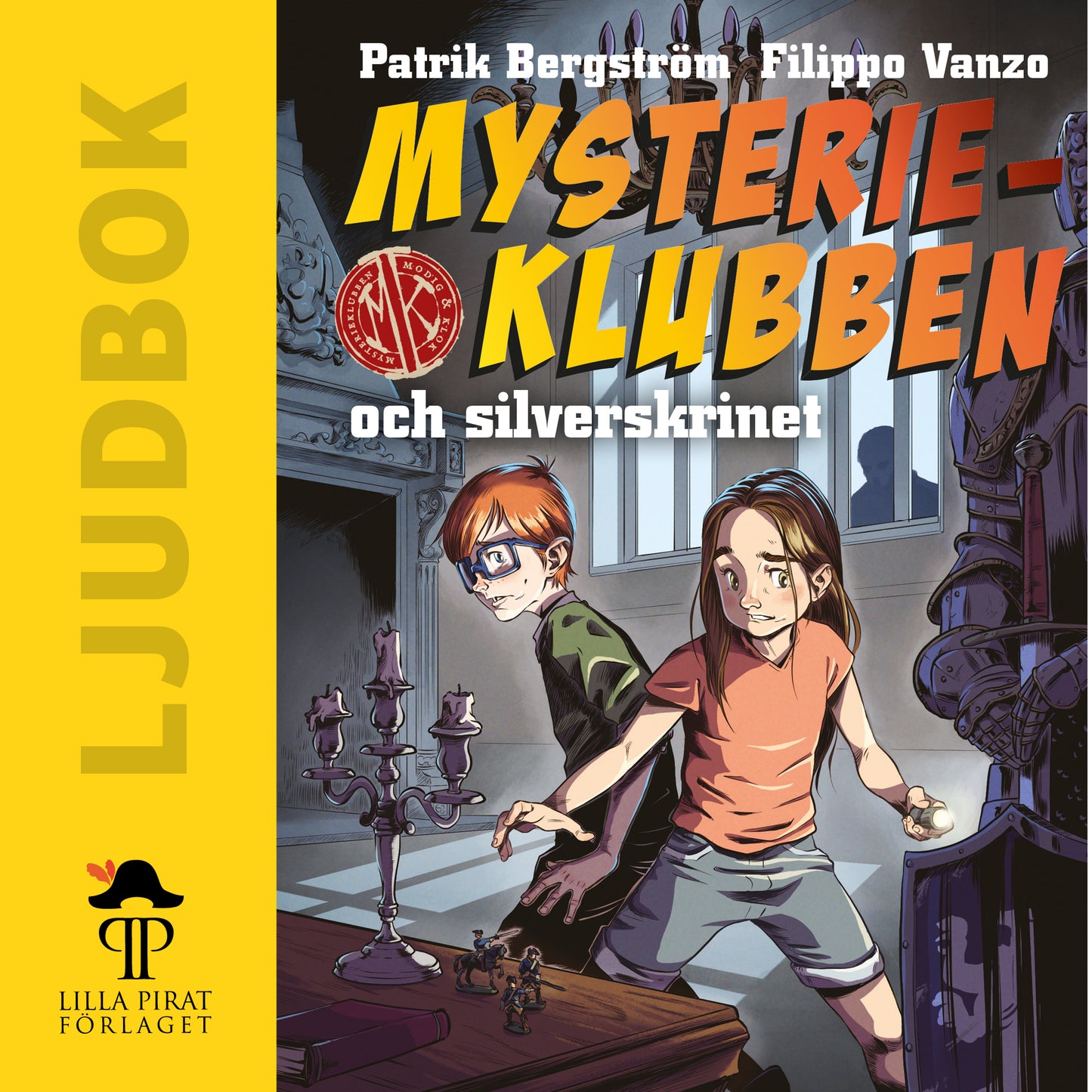 Mysterieklubben och silverskrinet – Ljudbok