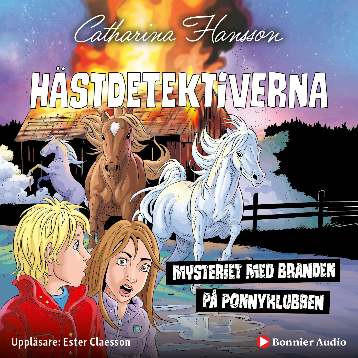 Mysteriet med branden på ponnyklubben – Ljudbok