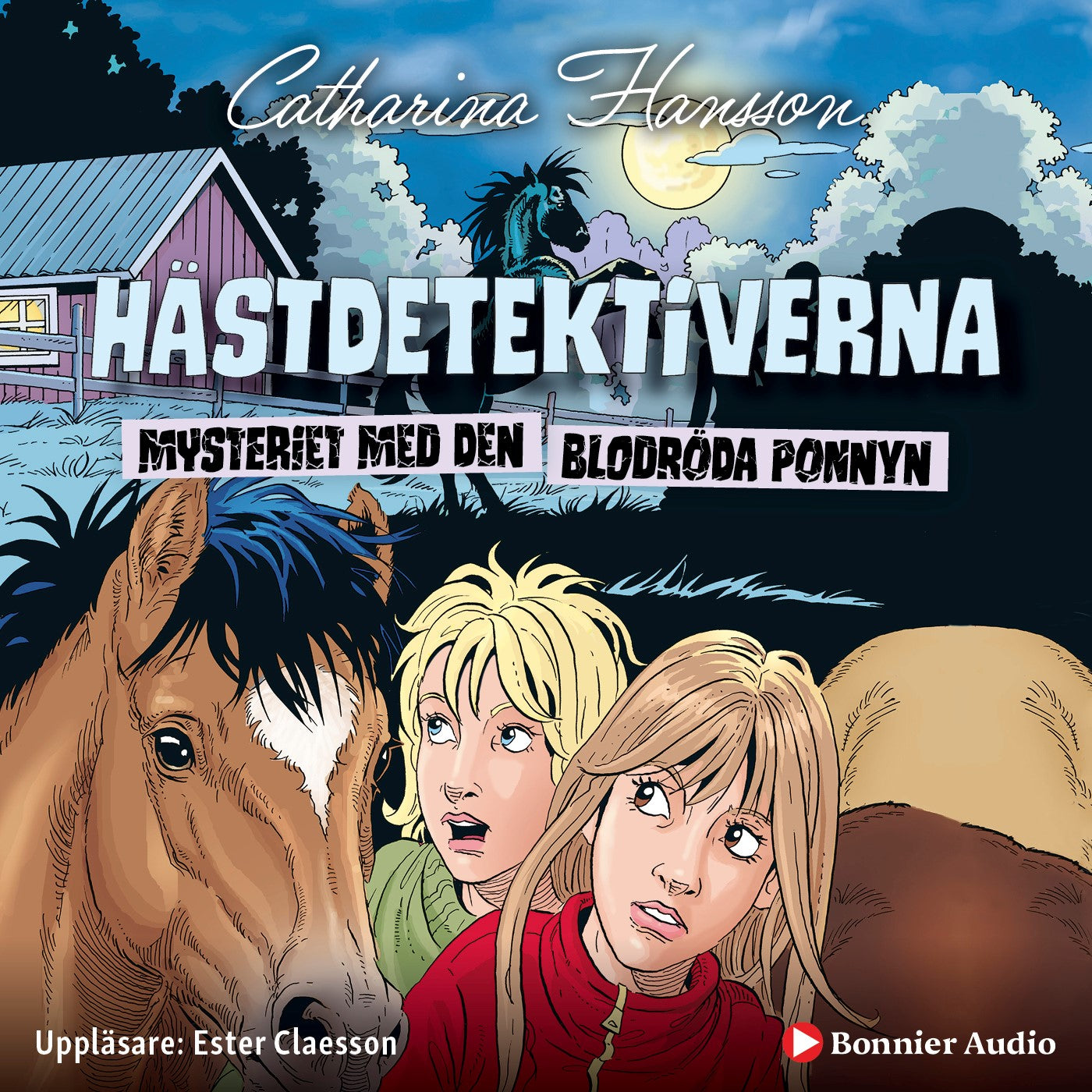 Mysteriet med den blodröda ponnyn – Ljudbok