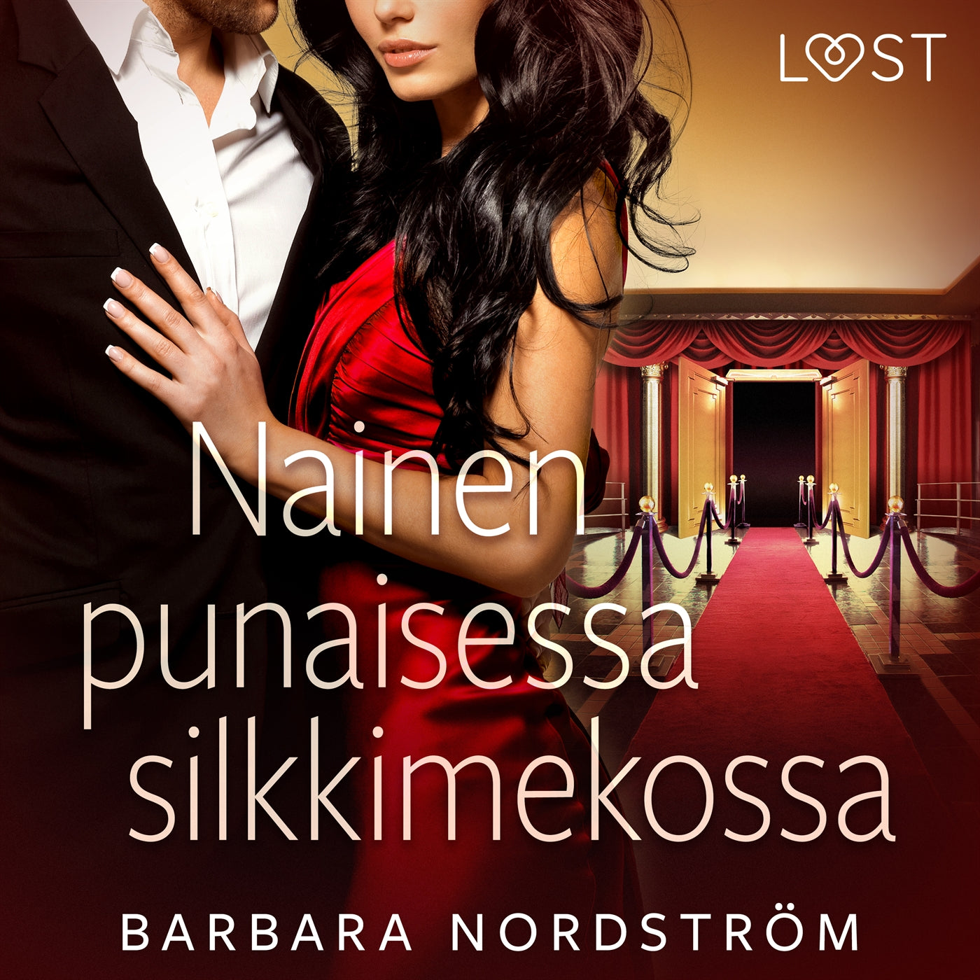 Nainen punaisessa silkkimekossa – eroottinen novelli – Ljudbok