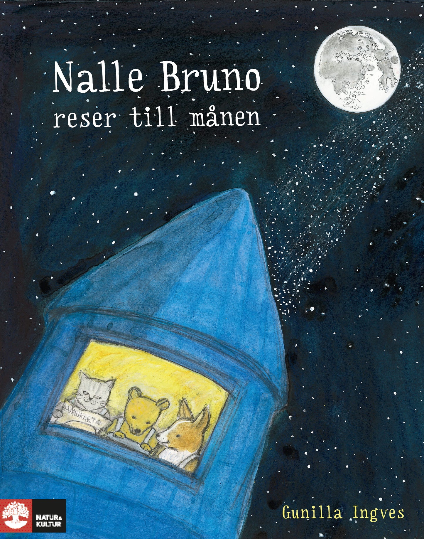 Nalle Bruno reser till månen – E-bok