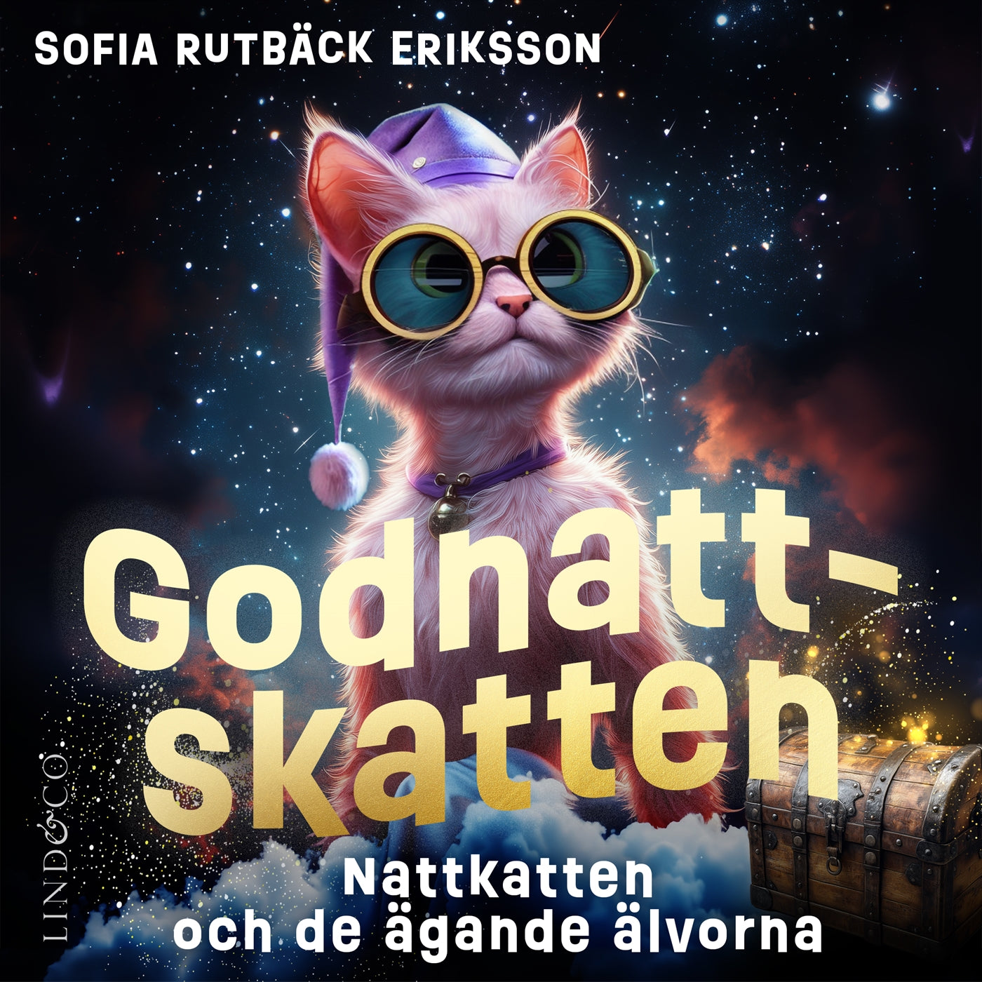 Nattkatten och de ägande älvorna (Godnattskatten del 4) – Ljudbok