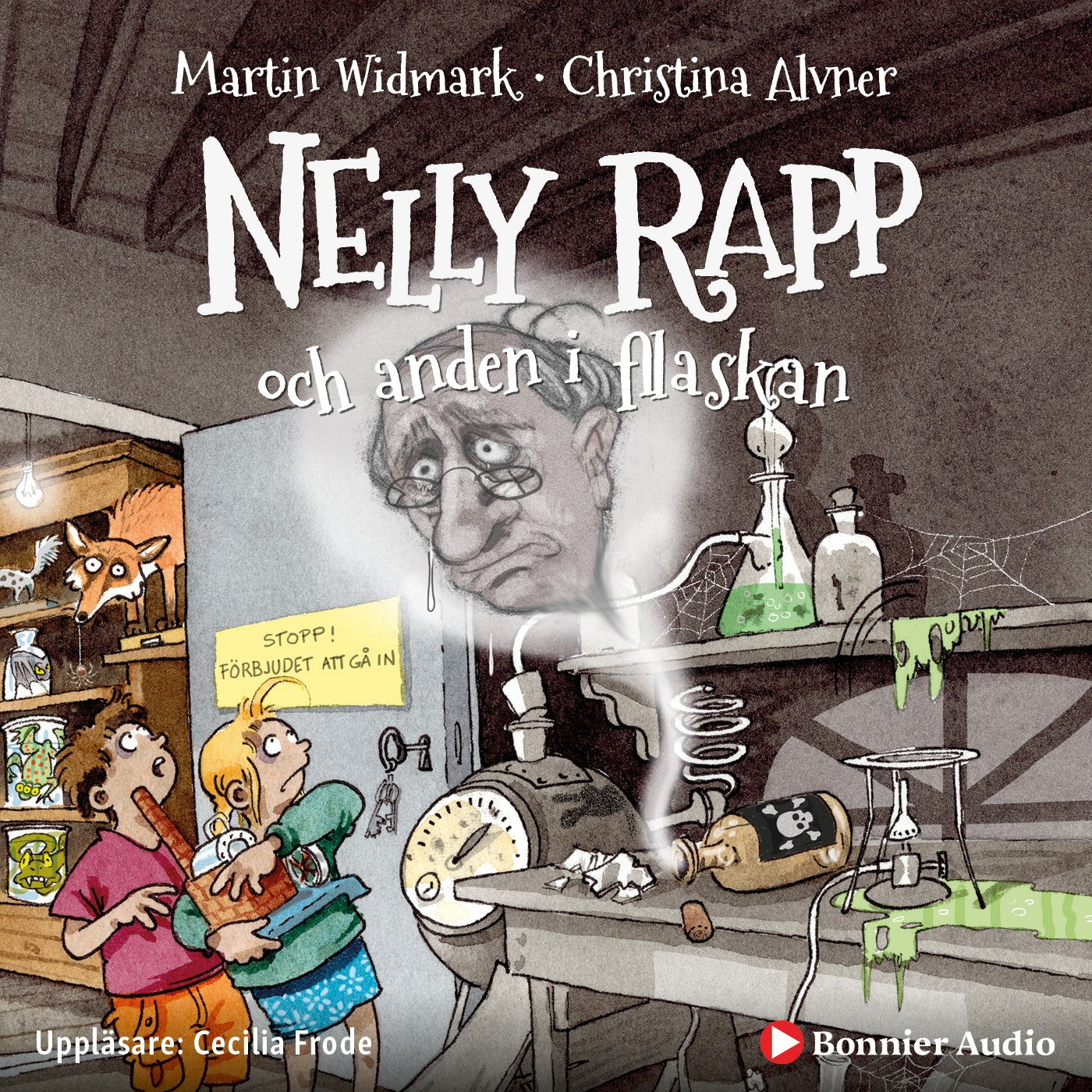 Nelly Rapp och anden i flaskan – Ljudbok