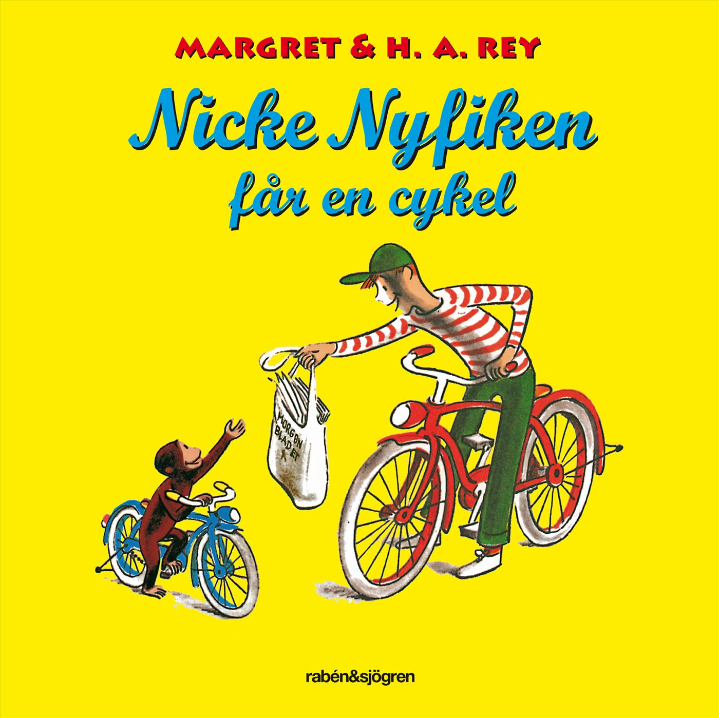 Nicke Nyfiken får en cykel – Ljudbok