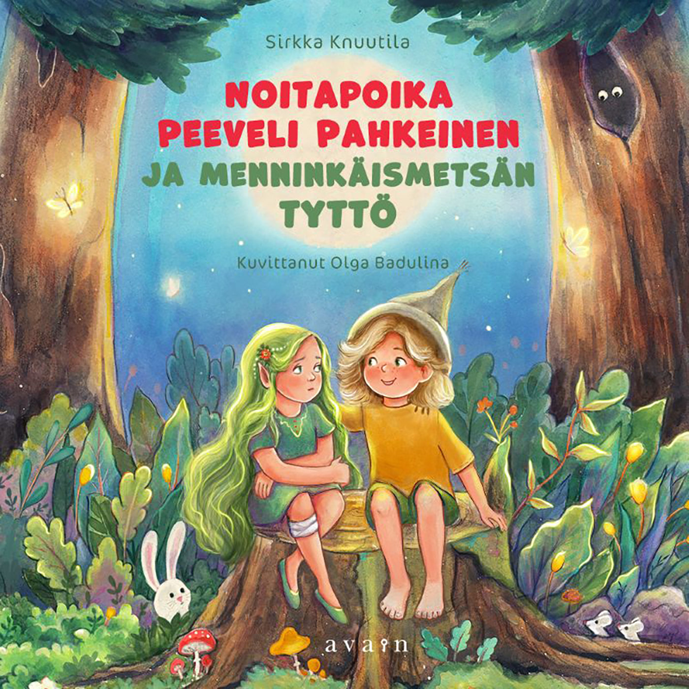 Noitapoika Peeveli Pahkeinen ja Menninkäismetsän tyttö – Ljudbok
