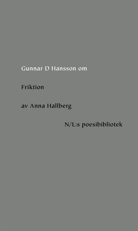 Om Friktion av Anna Hallberg – E-bok