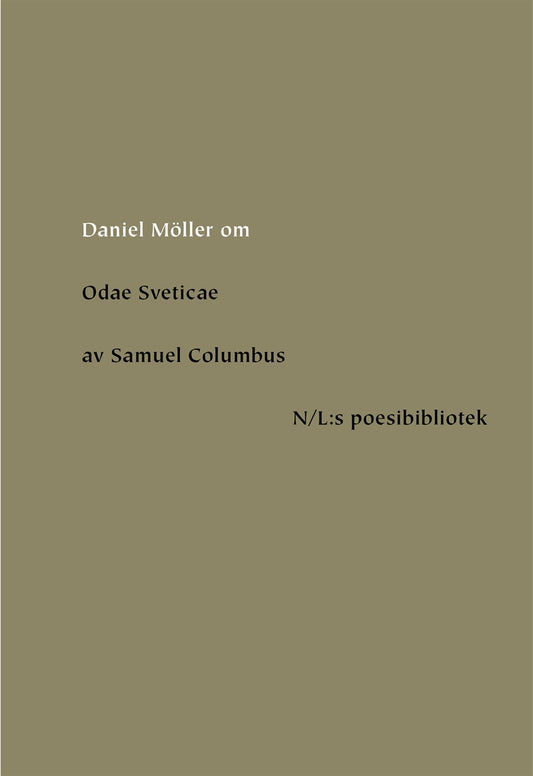 Om Odae Sveticae av Samuel Columbus – E-bok