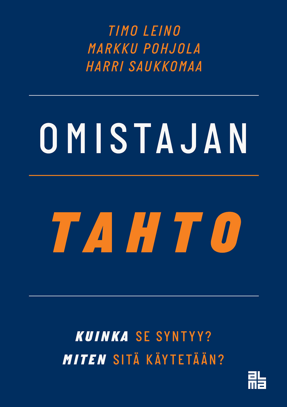 Omistajan tahto – E-bok