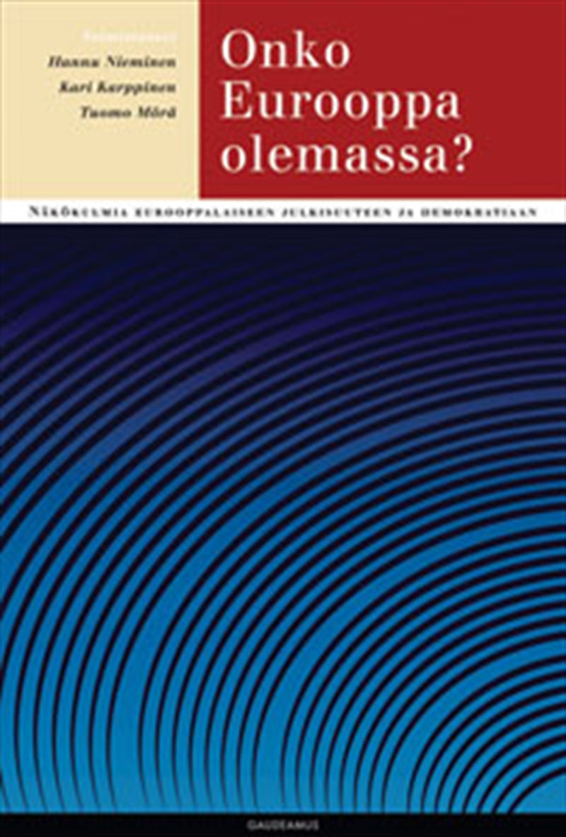 Onko Eurooppa olemassa? – E-bok