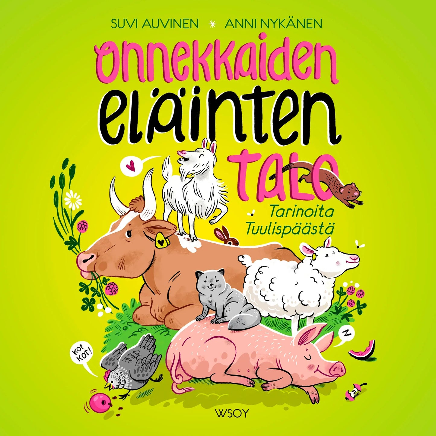 Onnekkaiden eläinten talo – Ljudbok