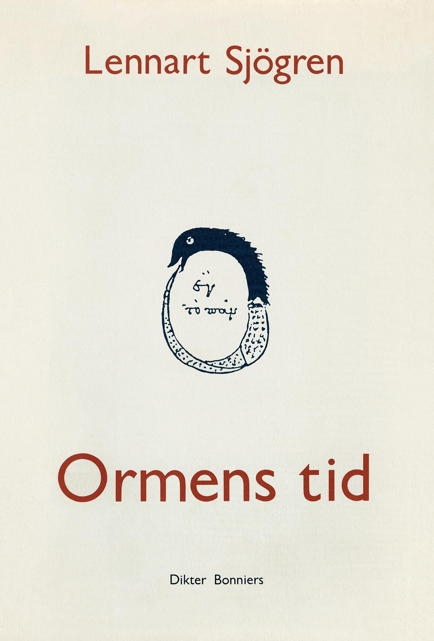 Ormens tid : dikter – E-bok