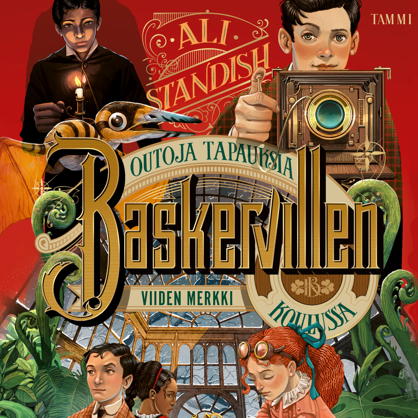 Outoja tapauksia Baskervillen koulussa. Viiden merkki – Ljudbok