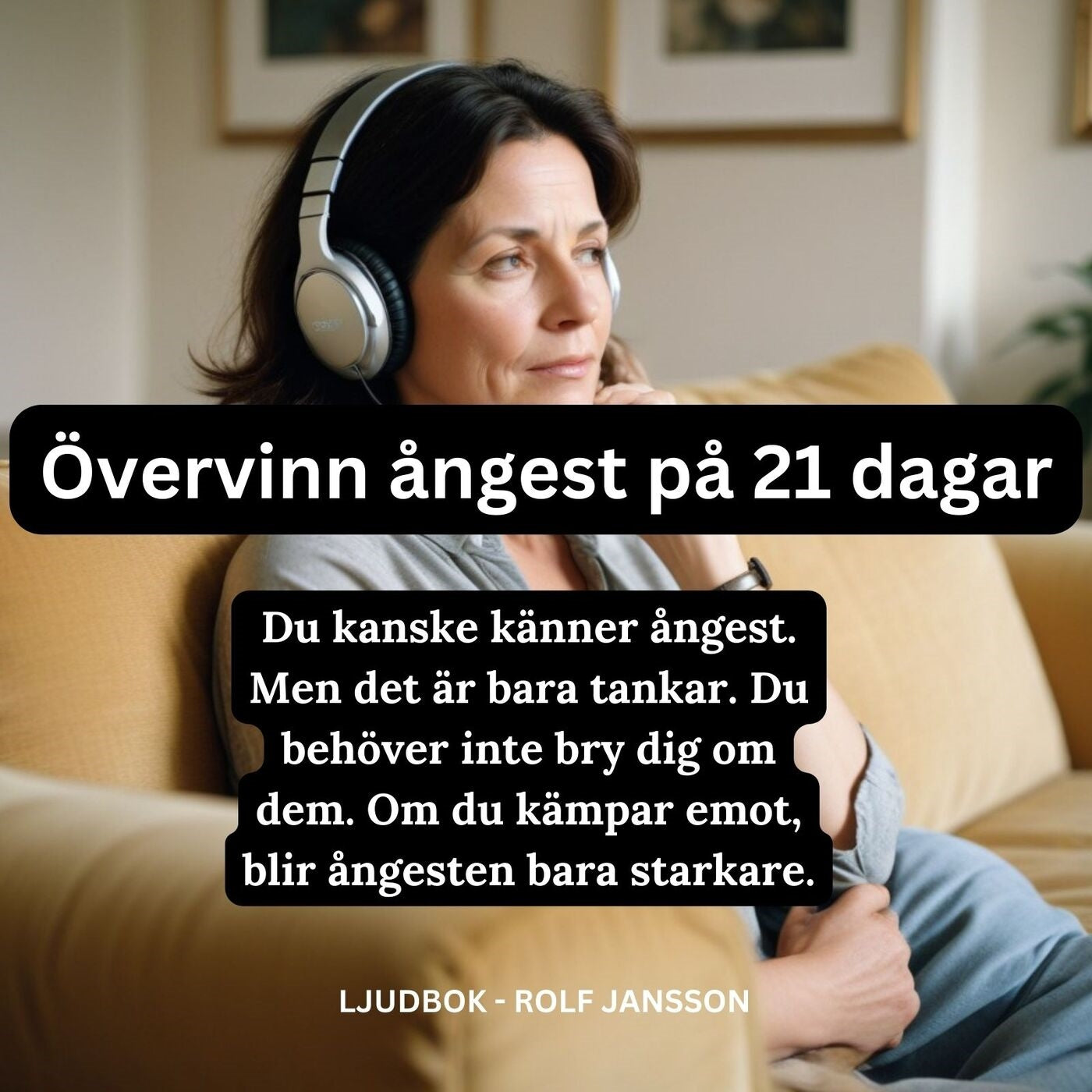 Övervinn ångest på 21 dagar: Guidad meditation för lugn och återhämtning – Ljudbok