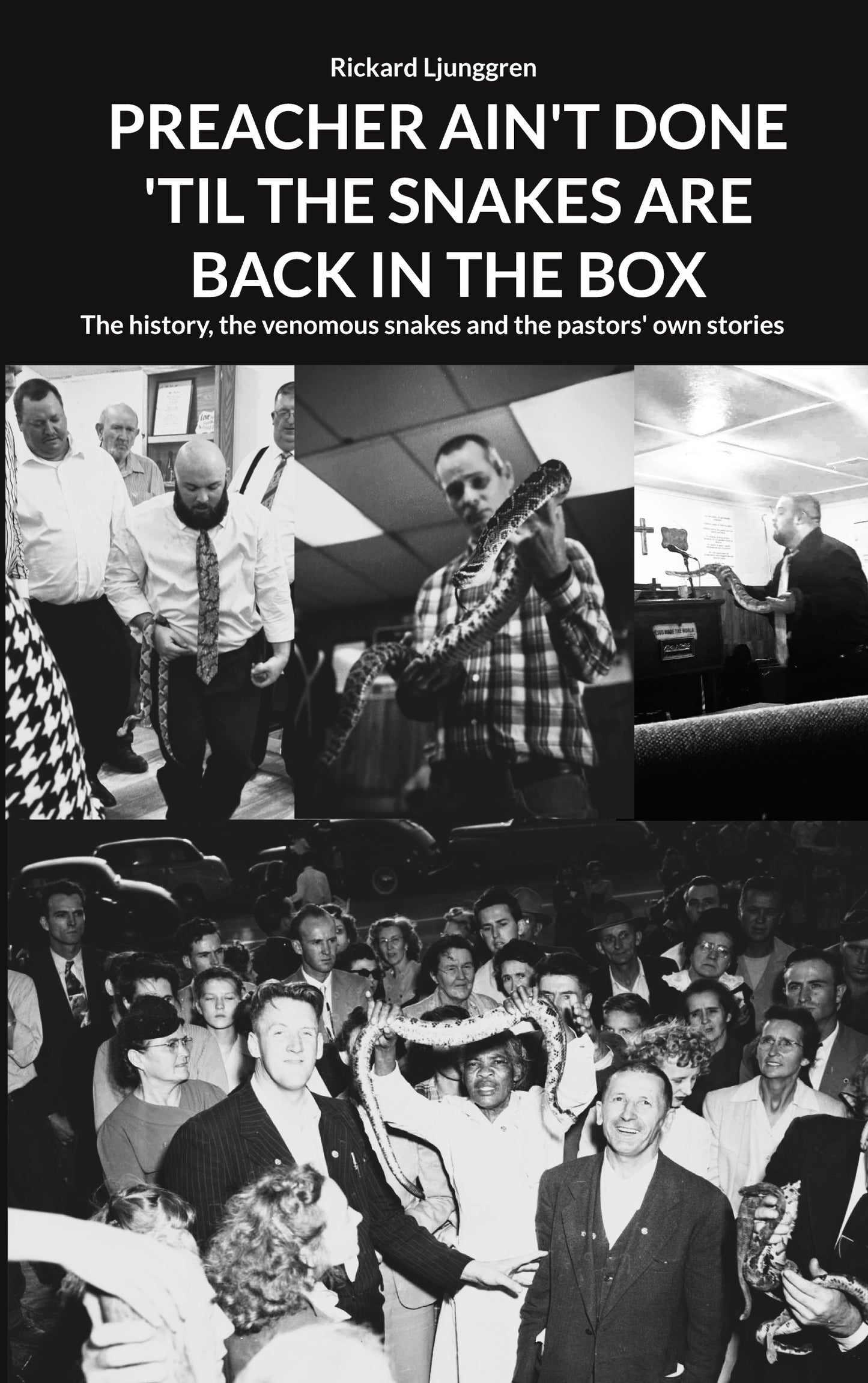 PREACHER AIN'T DONE 'TIL THE SNAKES ARE BACK IN THE BOX: The history, the venomous snakes and the pastors' own stories – E-bok