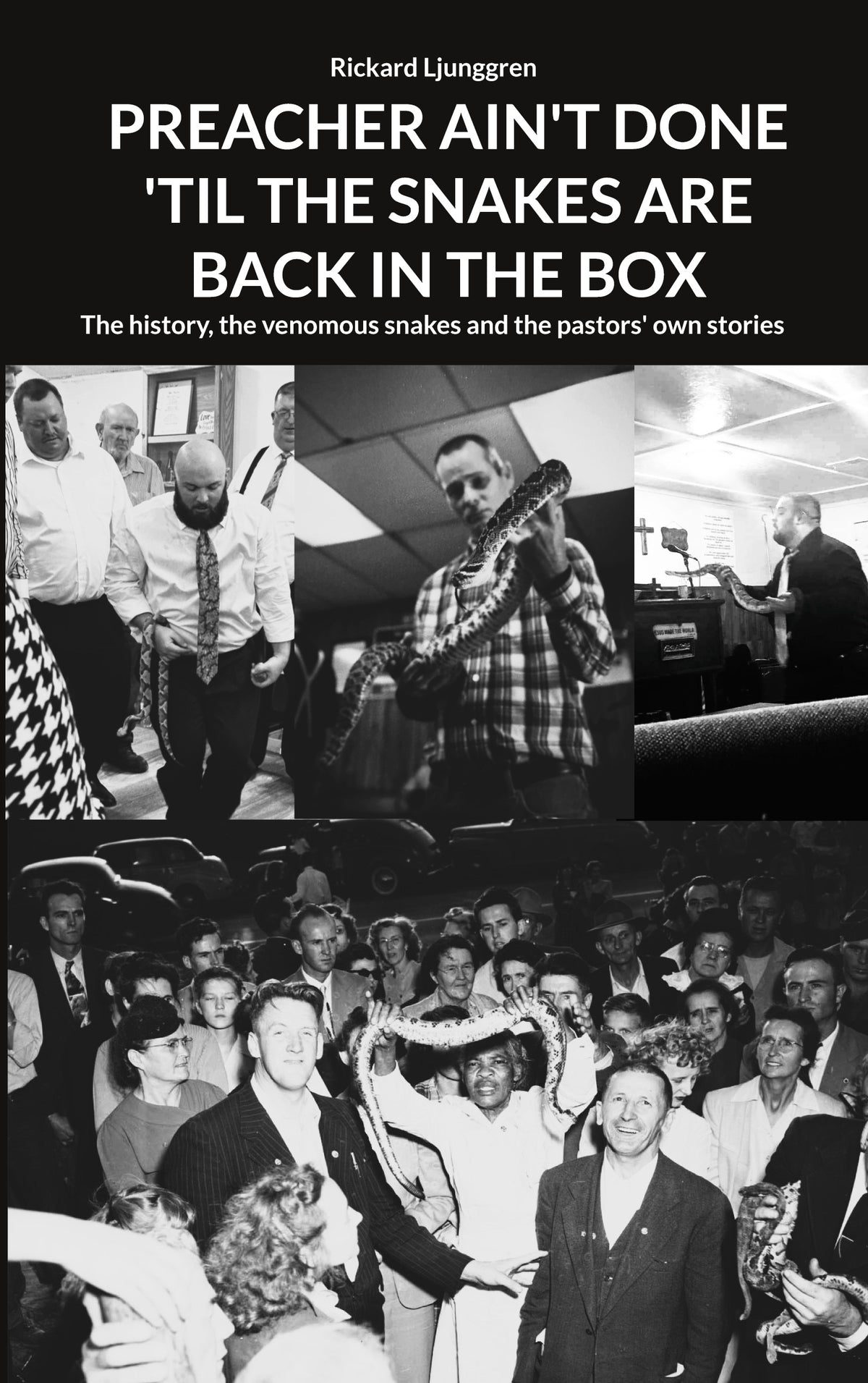 PREACHER AIN'T DONE 'TIL THE SNAKES ARE BACK IN THE BOX: The history, the venomous snakes and the pastors' own stories – E-bok