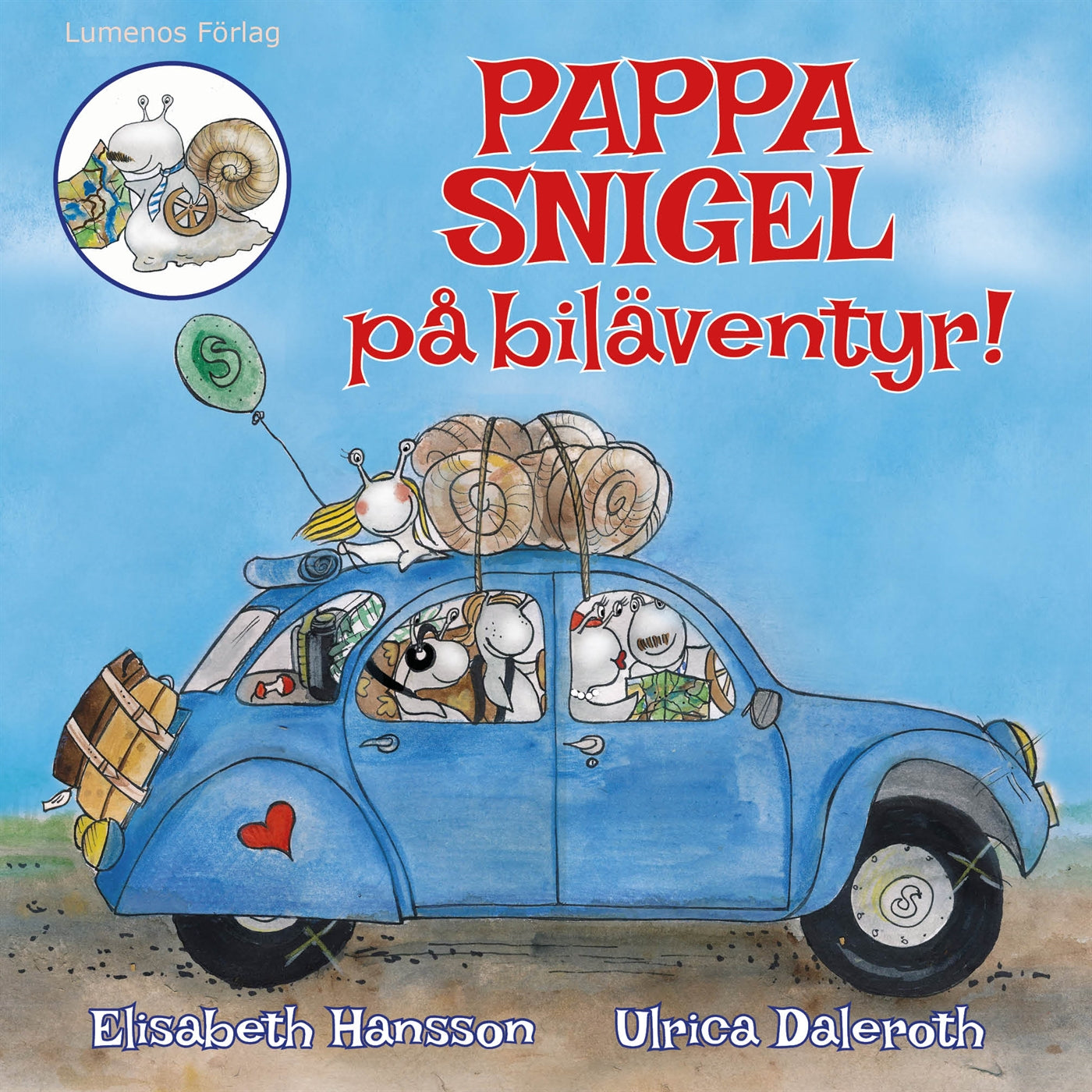 Pappa Snigel på biläventyr – E-bok