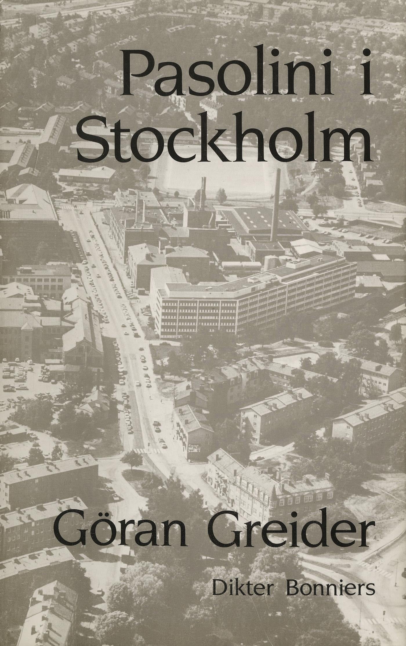 Pasolini i Stockholm : Dikter – E-bok