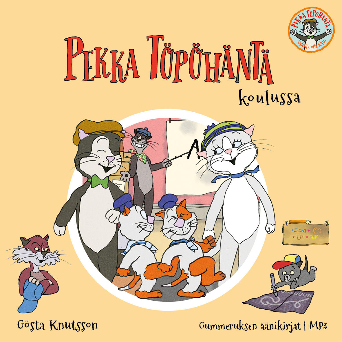 Pekka Töpöhäntä koulussa – Ljudbok
