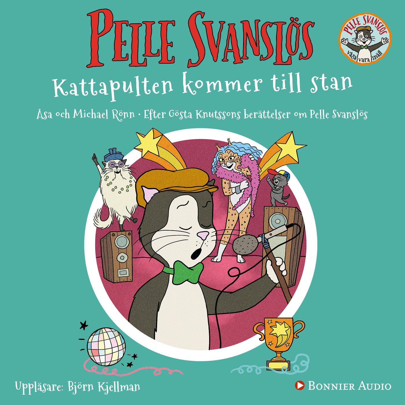 Pelle Svanslös. Kattapulten kommer till stan – Ljudbok