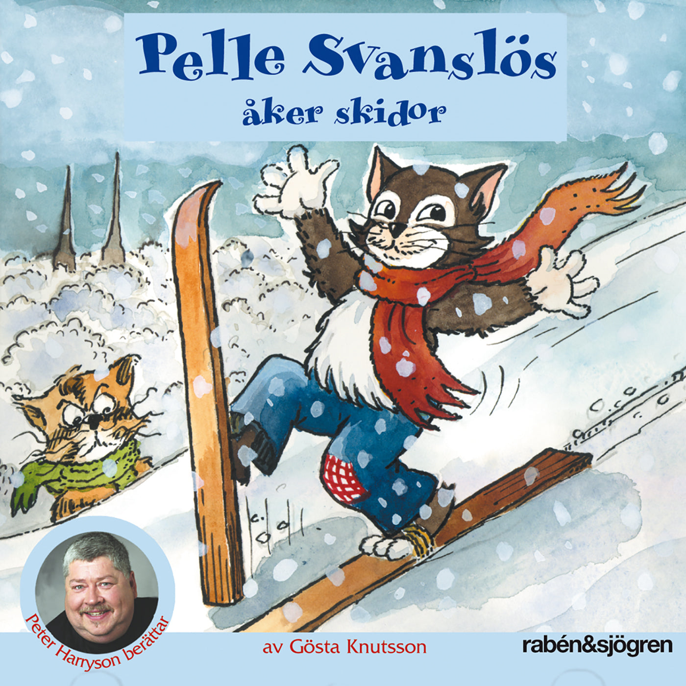Pelle Svanslös åker skidor – Ljudbok