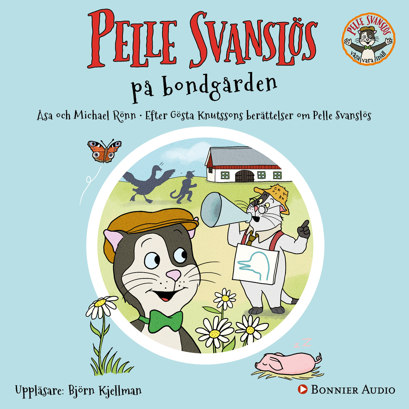 Pelle Svanslös på bondgården – Ljudbok