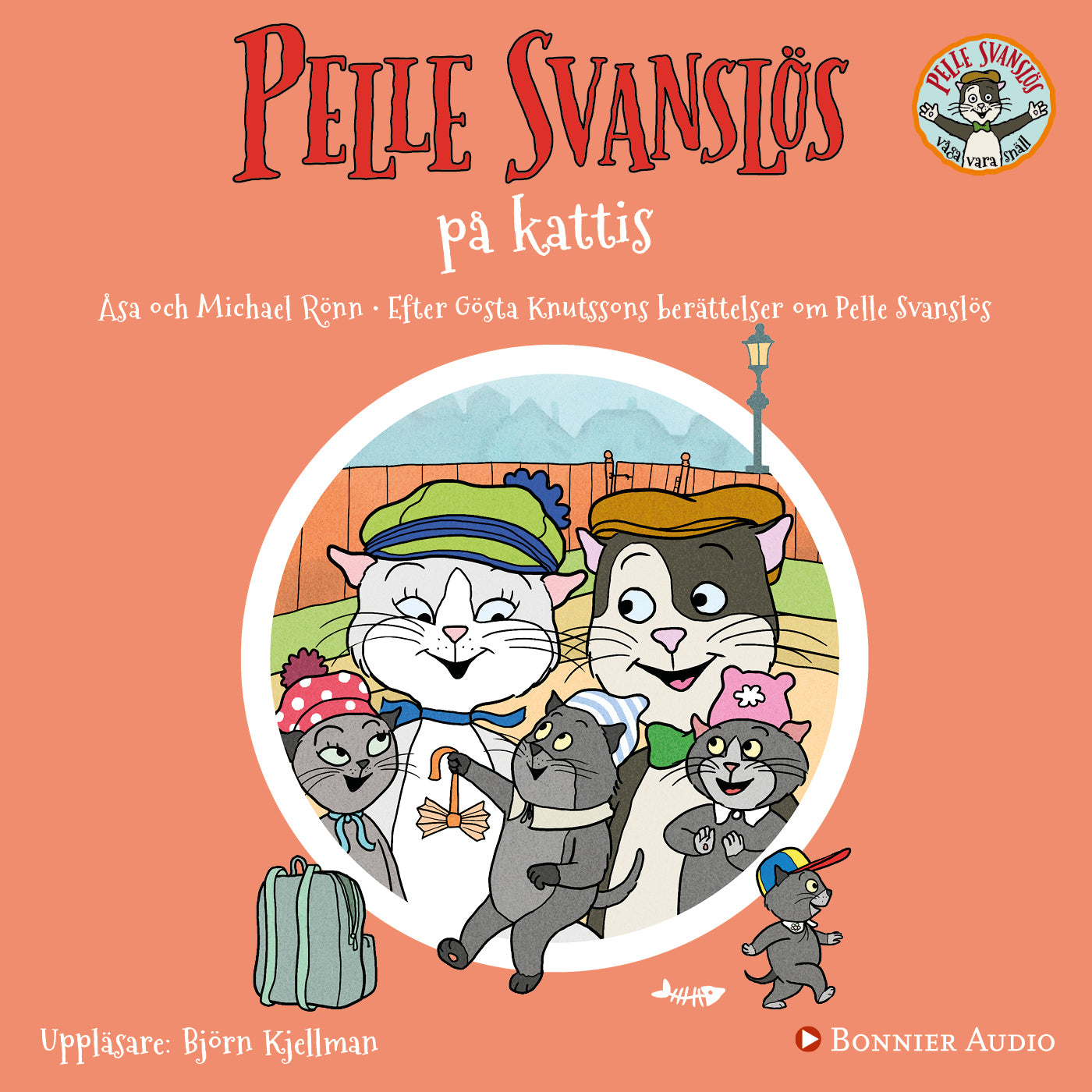Pelle Svanslös på kattis – Ljudbok