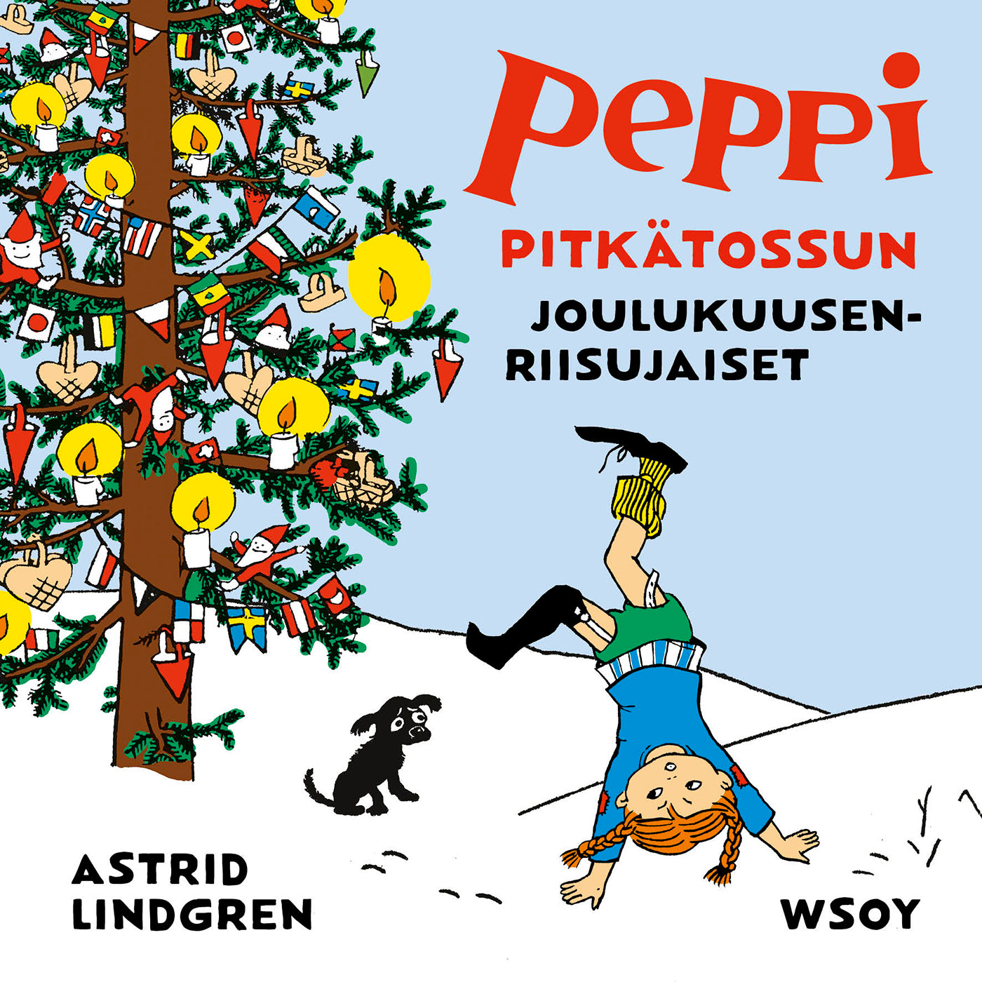 Peppi Pitkätossun joulukuusenriisujaiset – Ljudbok