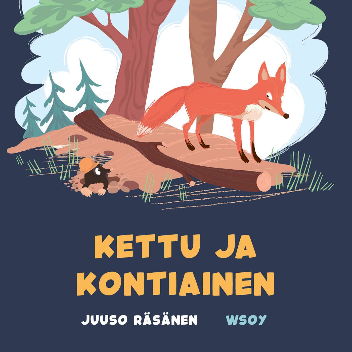 Pikku Kakkosen iltasatu: Kettu ja kontiainen – Ljudbok