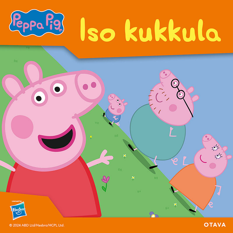 Pipsa Possu - Iso kukkula – Ljudbok