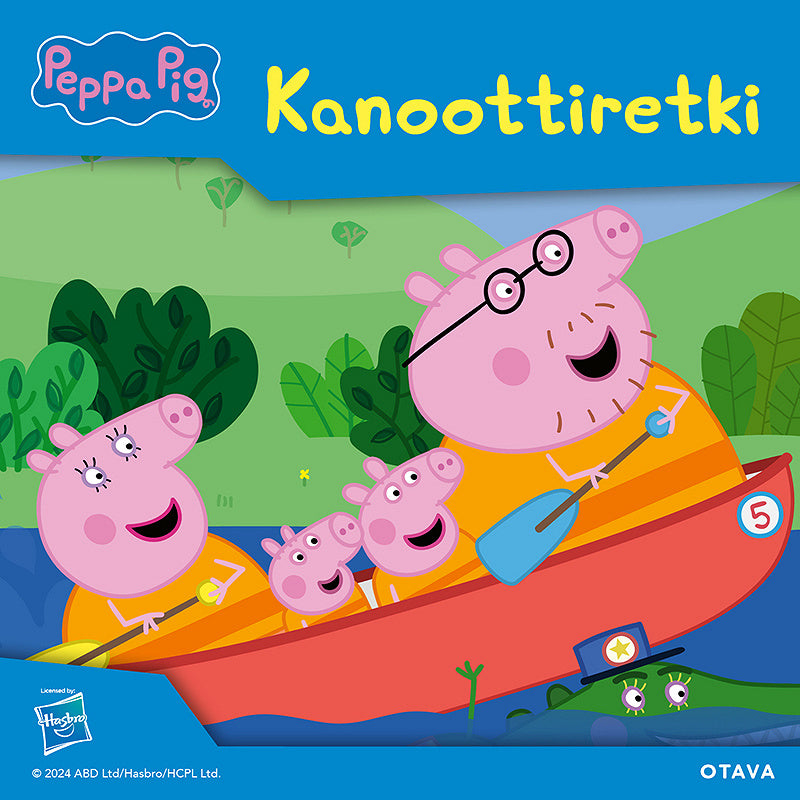 Pipsa Possu - Kanoottiretki – Ljudbok