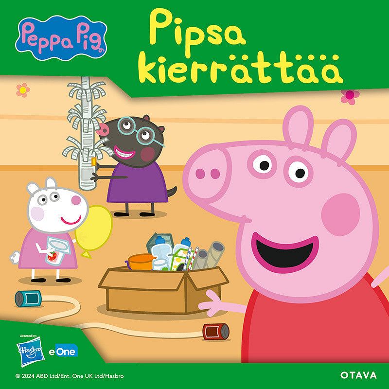 Pipsa Possu - Pipsa kierrättää – Ljudbok