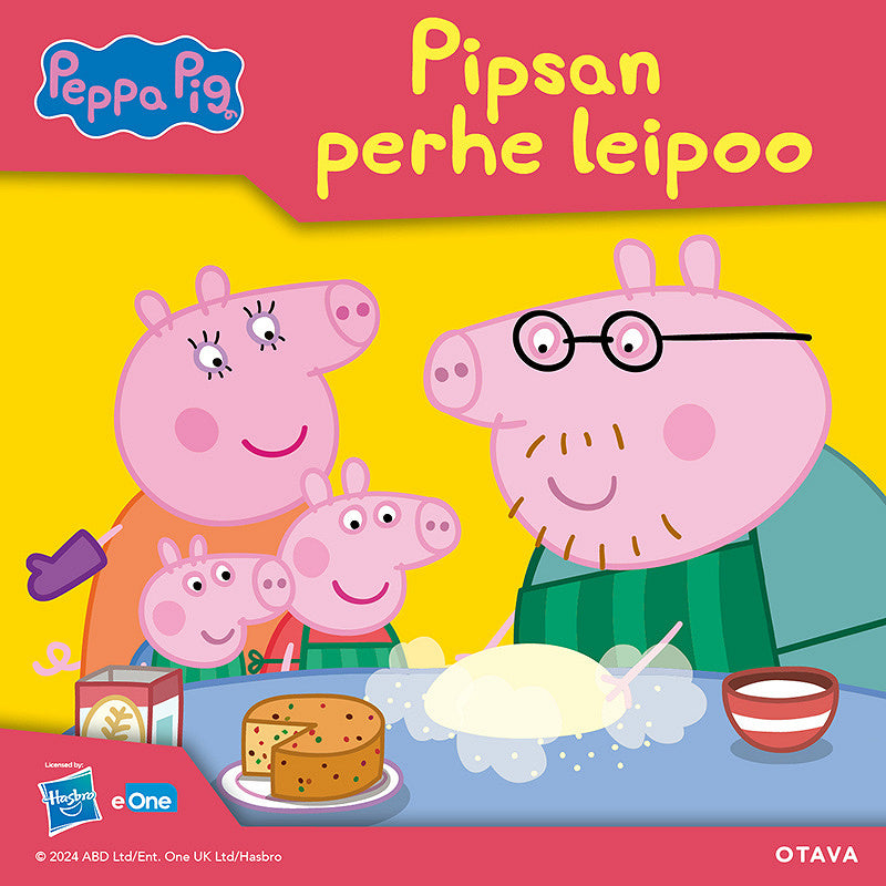 Pipsa Possu - Pipsan perhe leipoo – Ljudbok