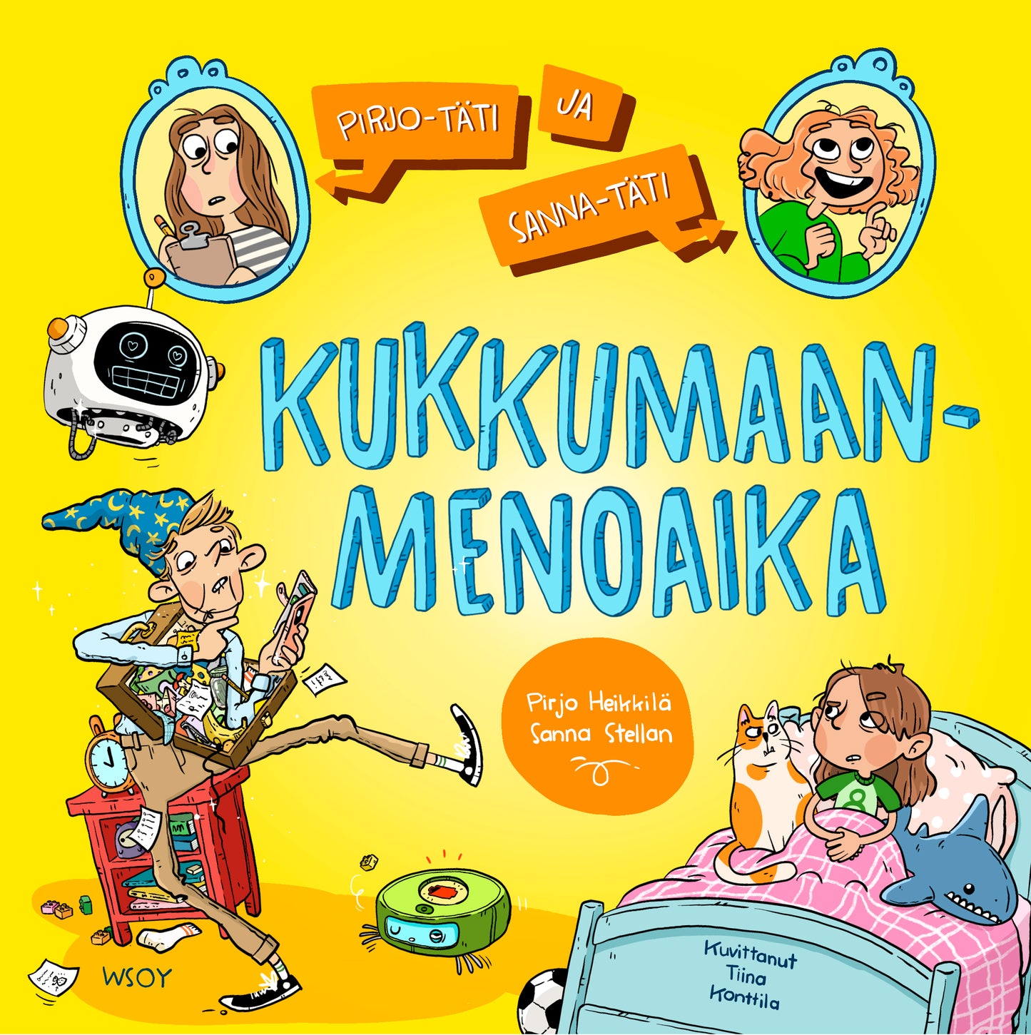 Pirjo-täti ja Sanna-täti: Kukkumaanmenoaika – Ljudbok
