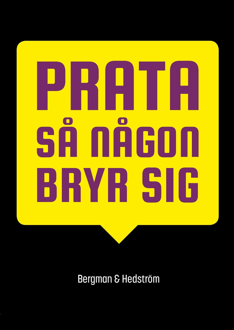 Prata så någon bryr sig – E-bok