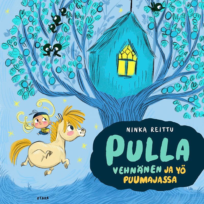 Pulla Vehnänen ja yö puumajassa – Ljudbok