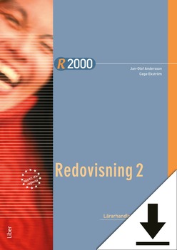 R2000 Redovisning 2 Lärarhandledning (nedladdningsbar)