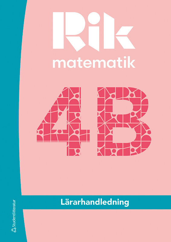 Rik matematik 4B Digital lärarlicens 12 mån