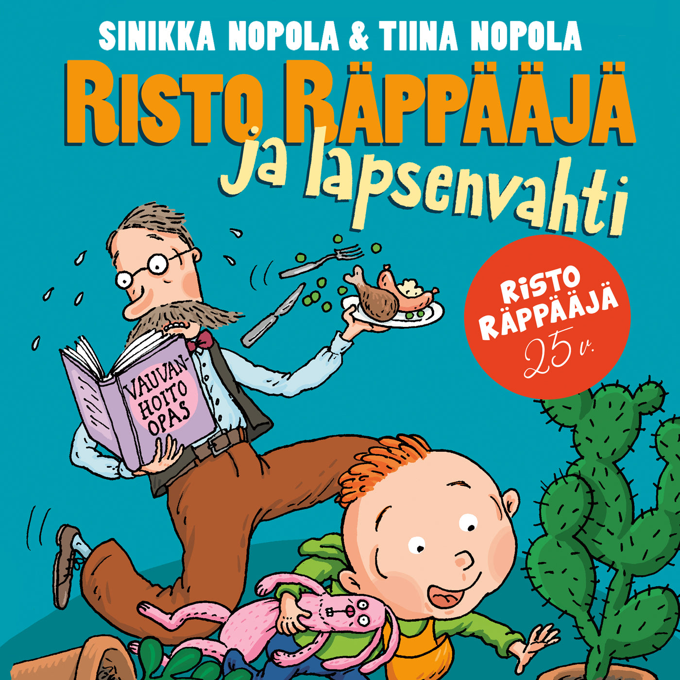 Risto Räppääjä ja lapsenvahti – Ljudbok