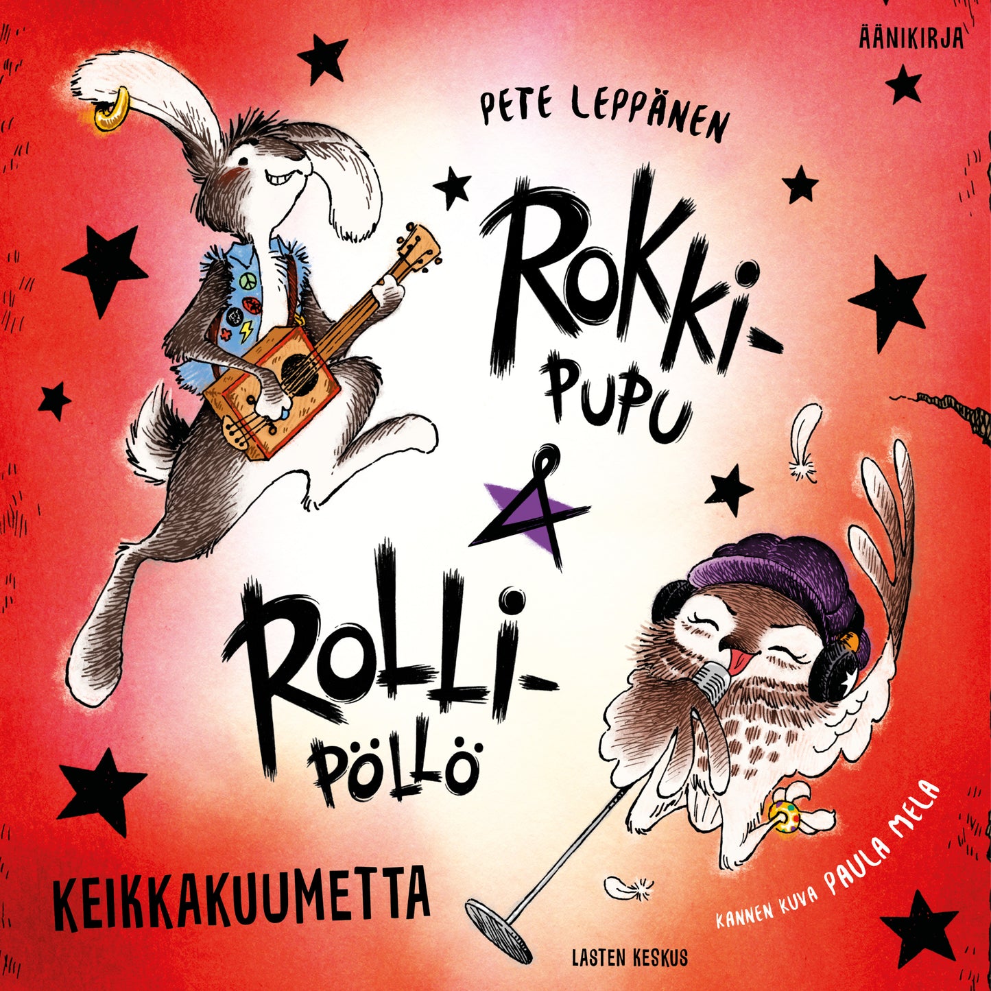 Rokki-Pupu & Rolli-Pöllö - Keikkakuumetta – Ljudbok