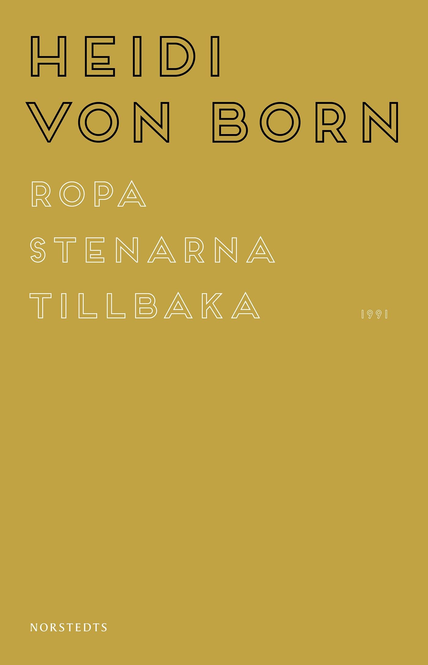 Ropa stenarna tillbaka – E-bok