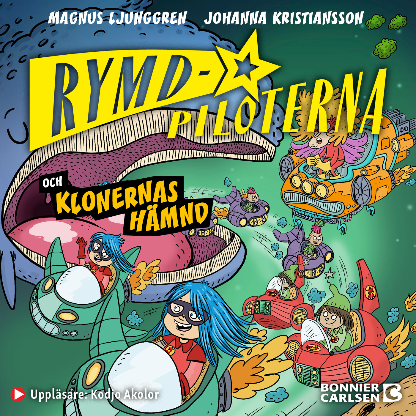 Rymdpiloterna och klonernas hämnd – Ljudbok