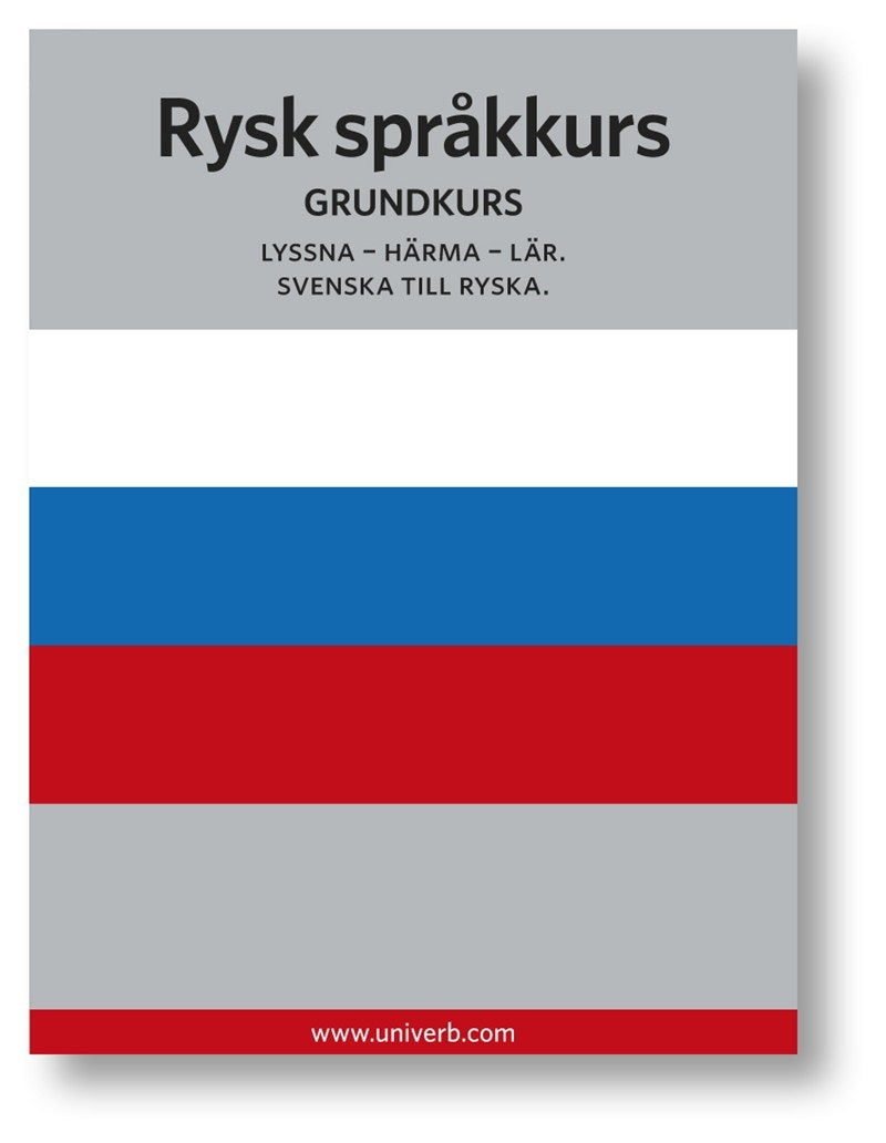 Rysk språkkurs – Ljudbok