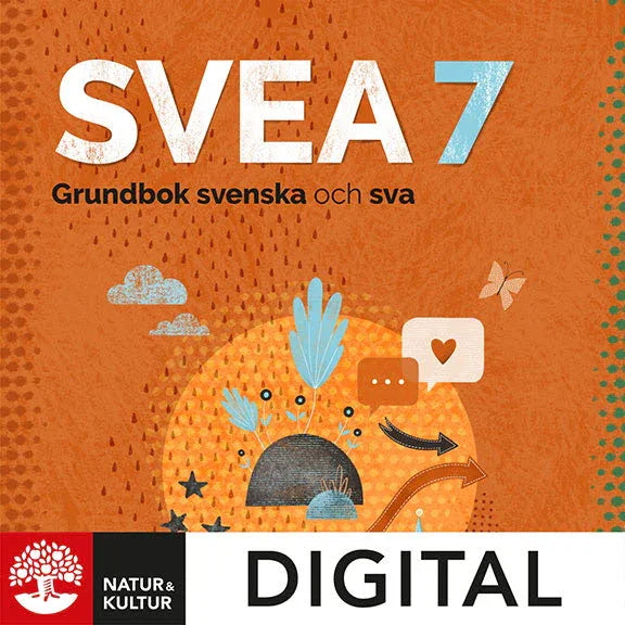 SVEA 7 Grundbok svenska och sva Digital