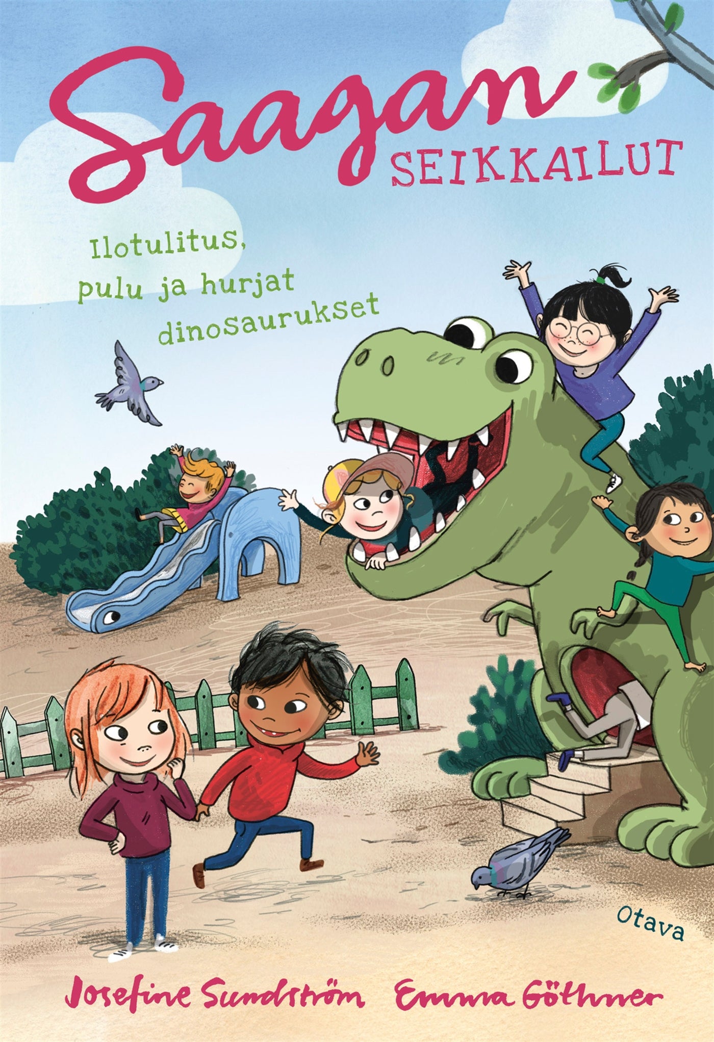 Saagan seikkailut. Ilotulitus, pulu ja hurjat dinosaurukset – E-bok