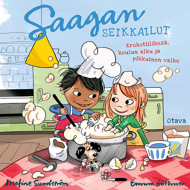 Saagan seikkailut. Krokotiilikesä, koulun alku ja pikkuinen valhe – Ljudbok