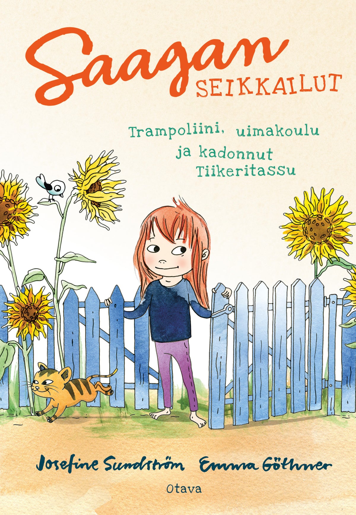 Saagan seikkailut. Trampoliini, uimakoulu ja kadonnut Tiikeritassu – E-bok