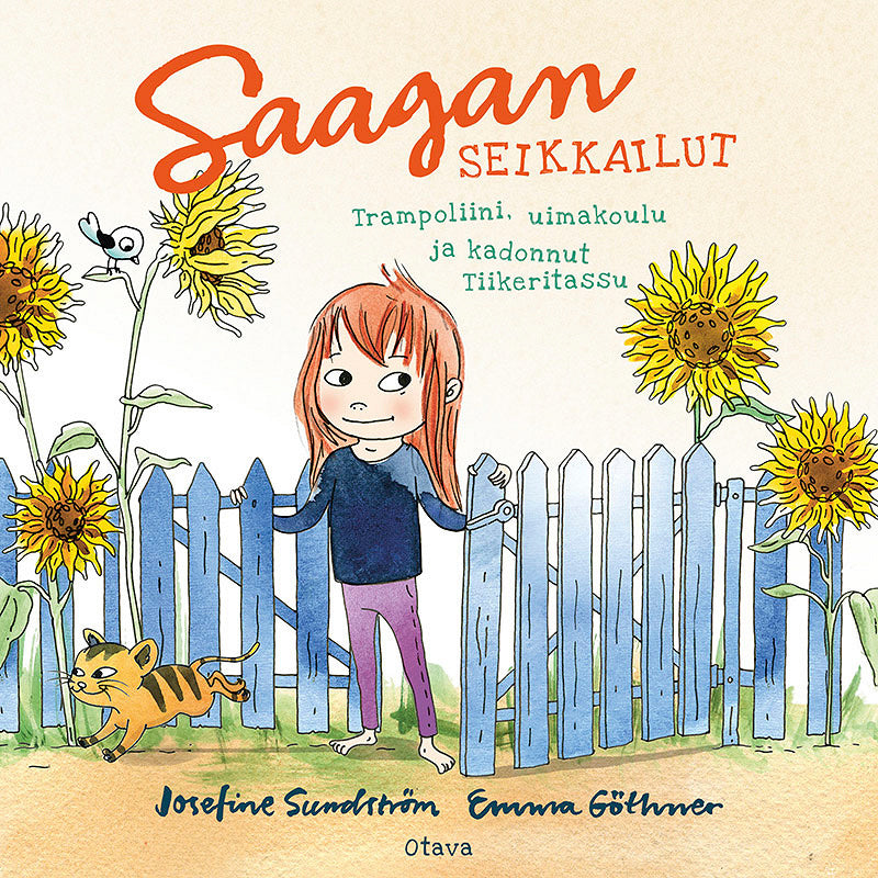 Saagan seikkailut -Trampoliini, uimakoulu ja kadonnut Tiikeritassu – Ljudbok