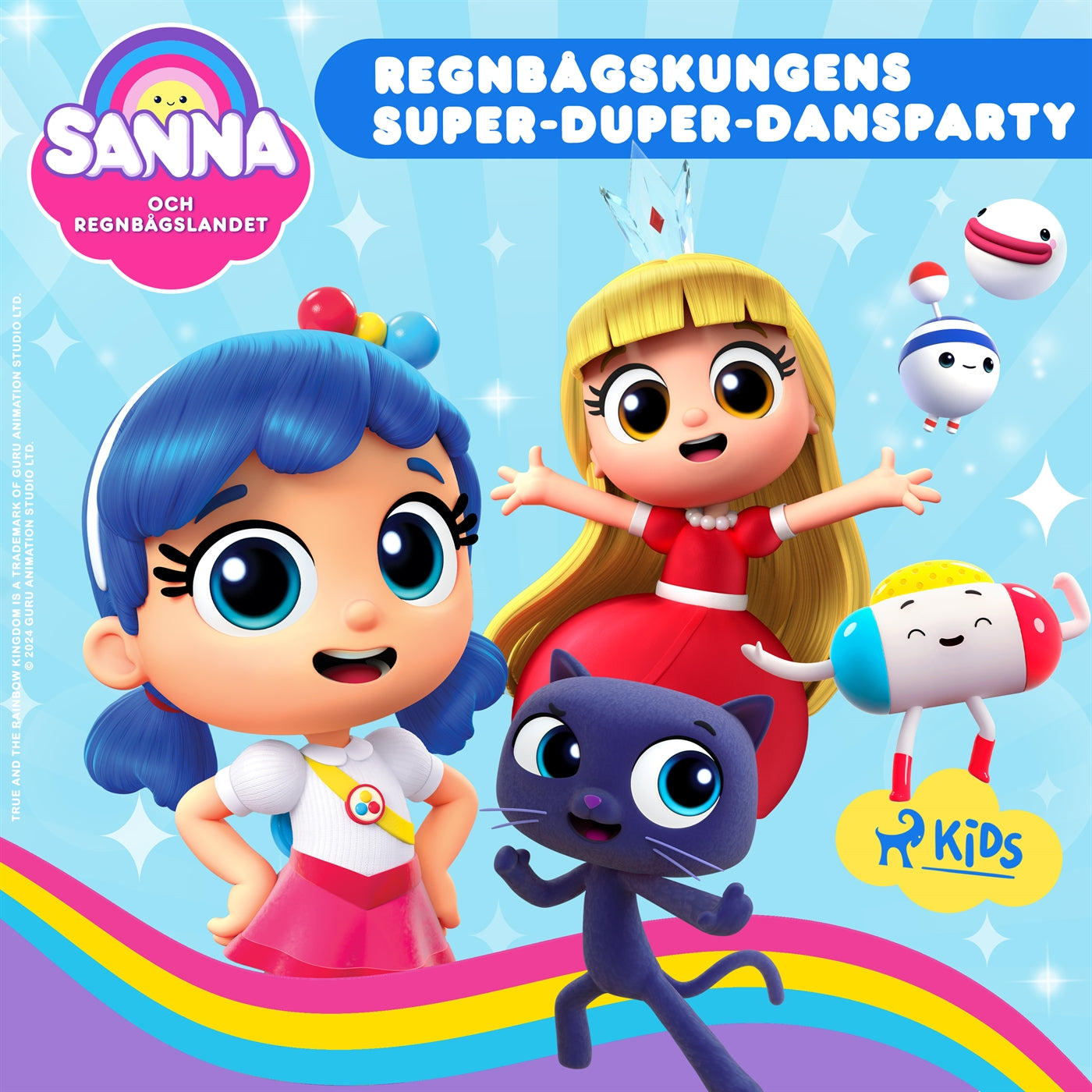 Sanna och Regnbågslandet – Regnbågskungens Super-Duper-Dansparty – Ljudbok