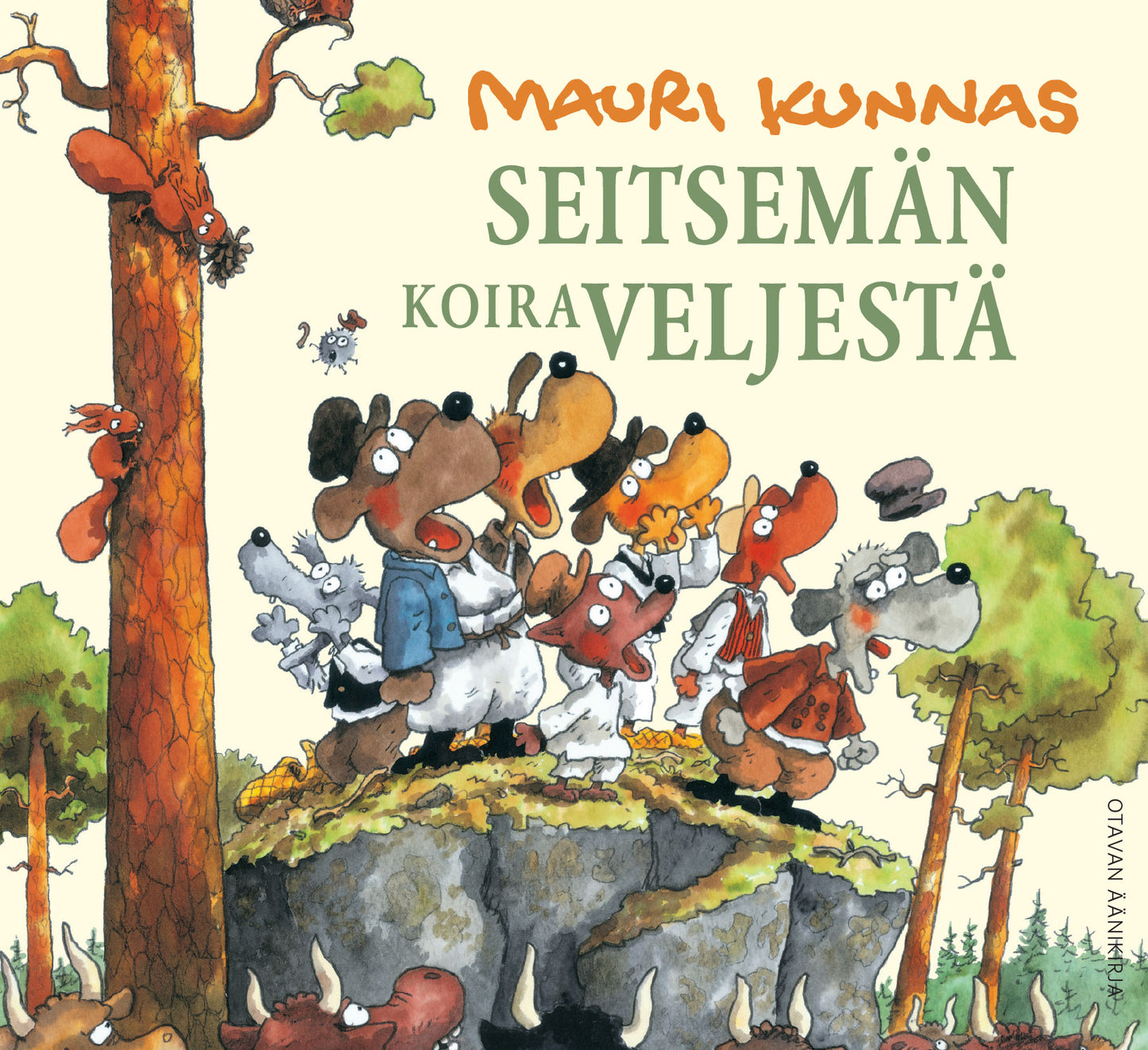 Seitsemän koiraveljestä – Ljudbok