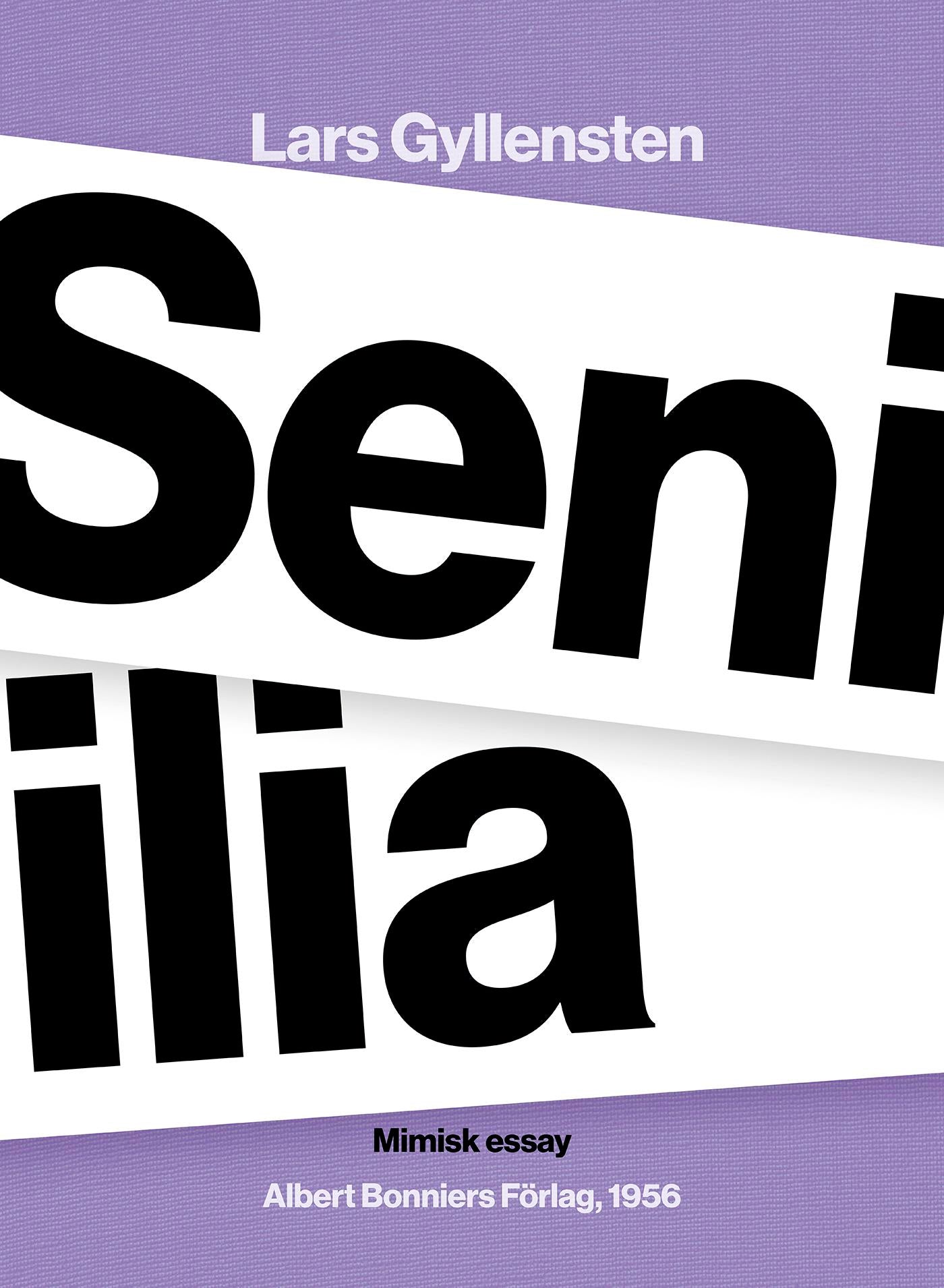 Senilia : mimisk essay – E-bok